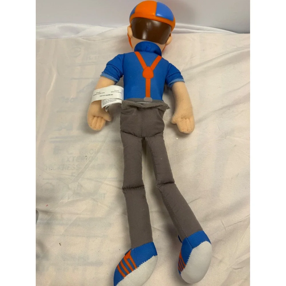 Blippi My Buddy Blippi 16 Inch Plush Figure Doll Blue Orange Outfit 2020 Moonbug